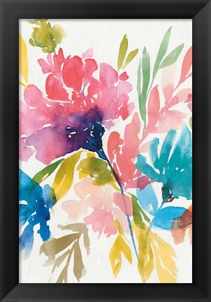 Framed Fresh Bouquet II Print