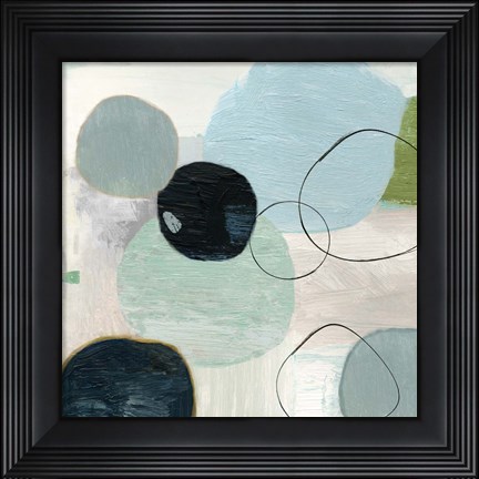 Framed Soft Circle I Print