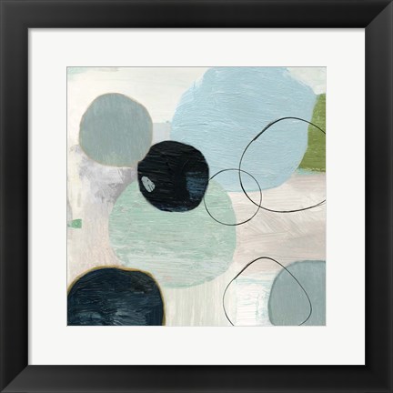 Framed Soft Circle I Print