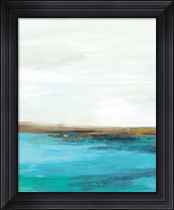Framed Pastoral Landscape I Print