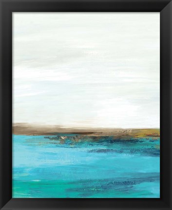 Framed Pastoral Landscape I Print