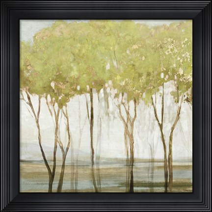 Framed Green Canopy II Print