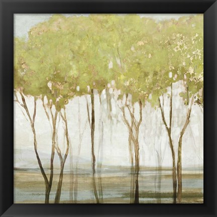 Framed Green Canopy II Print