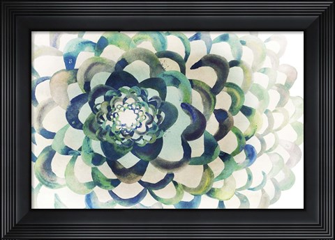 Framed Floral Pattern Print