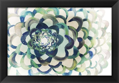 Framed Floral Pattern Print