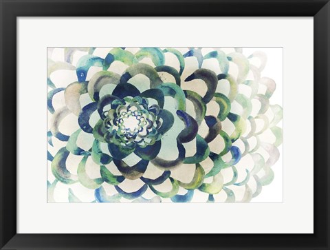 Framed Floral Pattern Print