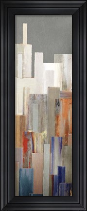 Framed City View III Print