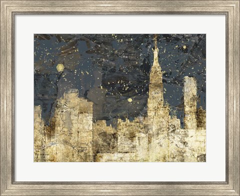 Framed City Skyline Print