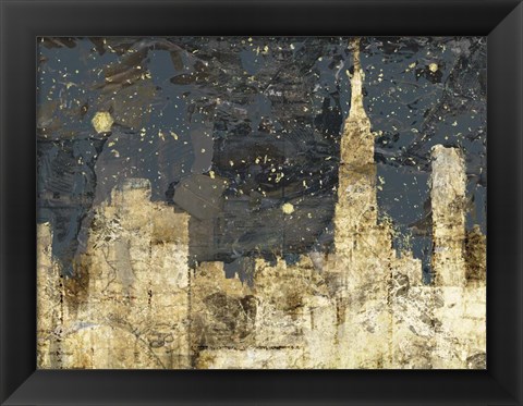 Framed City Skyline Print