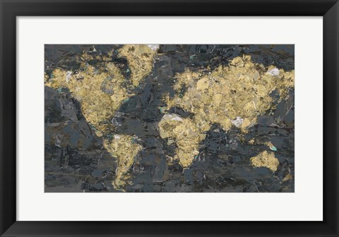 Framed World Map Print