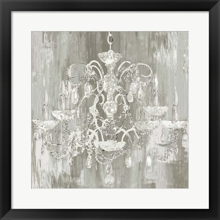 Framed Crystal Chandelier Print