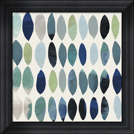 Framed Leaf Abstract II Print