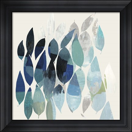 Framed Leaf Mural II Print