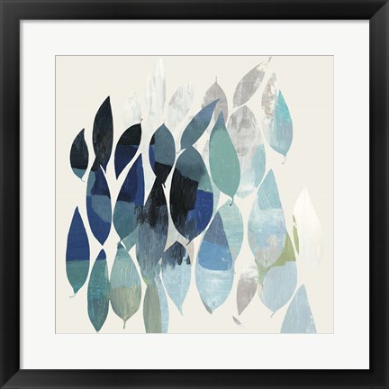 Framed Leaf Mural II Print