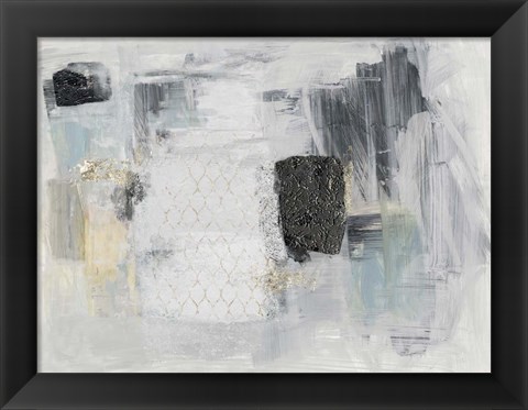 Framed Baroque Abstract I Print