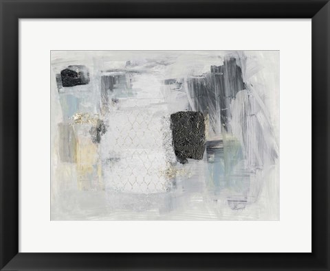 Framed Baroque Abstract I Print
