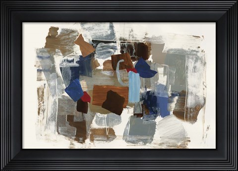 Framed Cubic Abstract I Print