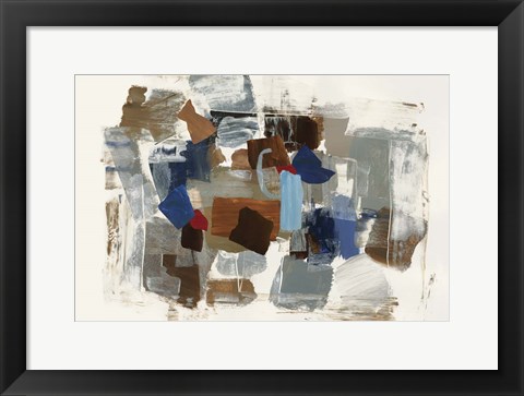 Framed Cubic Abstract I Print