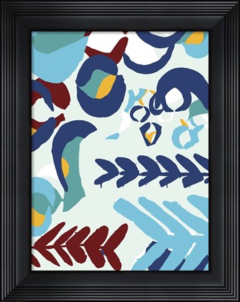 Framed Folk I Print