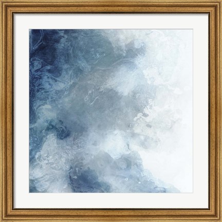 Framed Watercolor Stain II Print