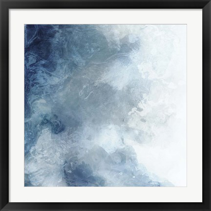 Framed Watercolor Stain II Print