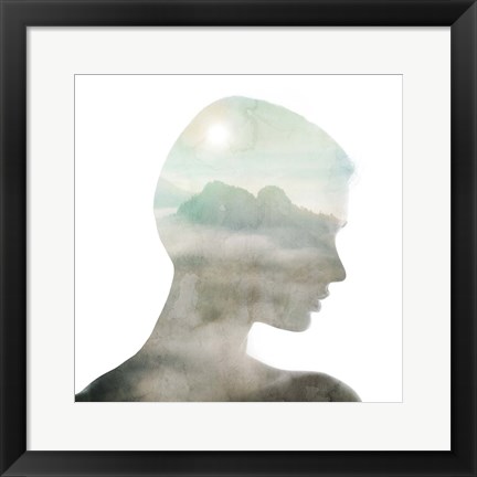 Framed Mural Contour I Print