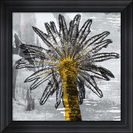 Framed Palm Leaves Print