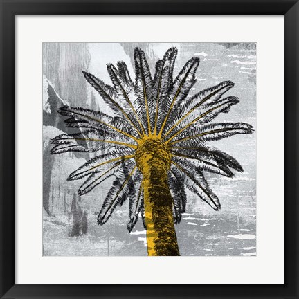 Framed Palm Leaves Print