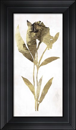 Framed Gold Botanical III Print