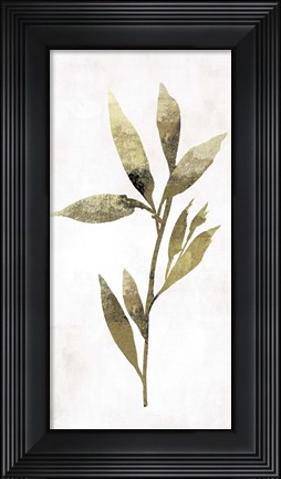 Framed Gold Botanical IV Print