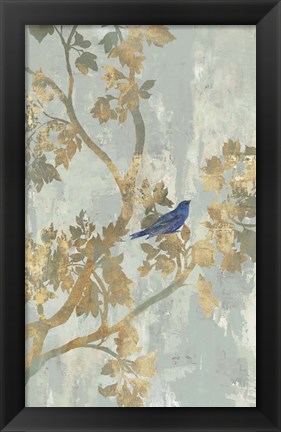 Framed Blue Bird Print