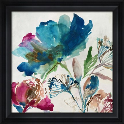 Framed Blossoming II Print