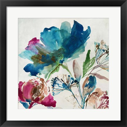 Framed Blossoming II Print