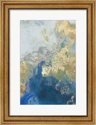 Framed Ocean Splash II Print