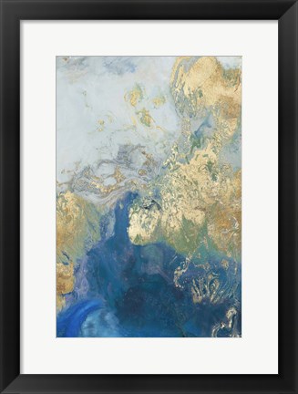 Framed Ocean Splash II Print