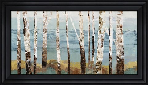 Framed Birch Reflection Print