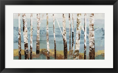 Framed Birch Reflection Print