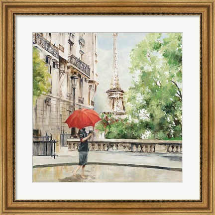 Framed Paris Walk Print