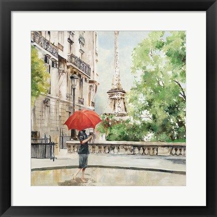 Framed Paris Walk Print