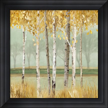 Framed Golden Birch Print