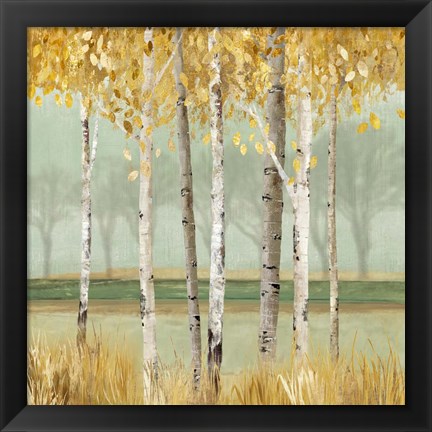 Framed Golden Birch Print