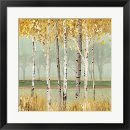 Framed Golden Birch Print