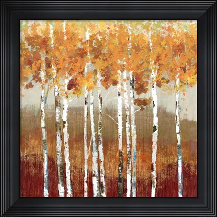 Framed Golden Landscape Print