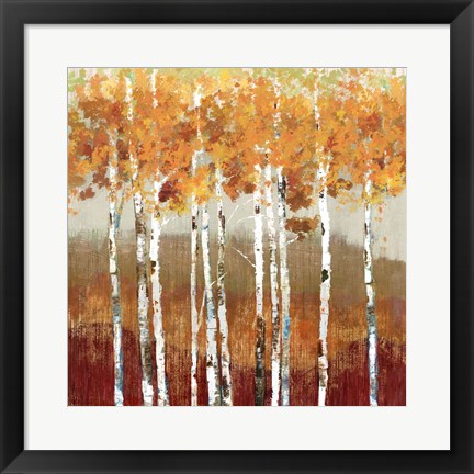 Framed Golden Landscape Print