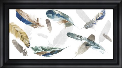 Framed Feathery I Print