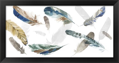 Framed Feathery I Print