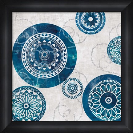 Framed Rings Print