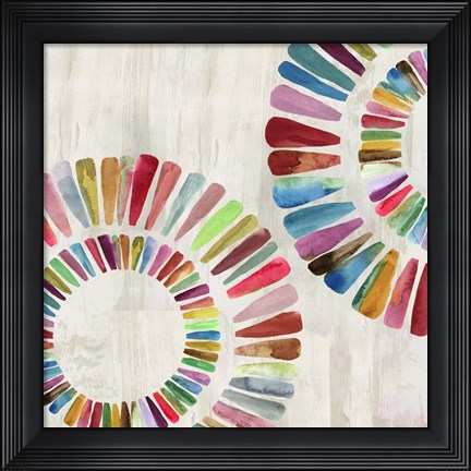 Framed Fun Rings I Print