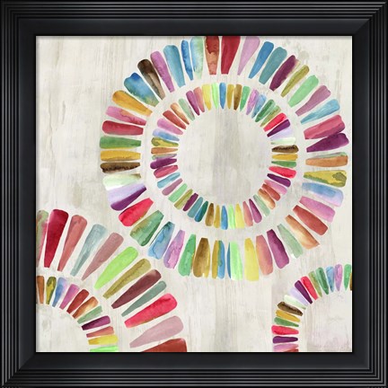 Framed Fun Rings II Print