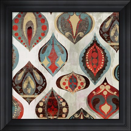 Framed Ornamental I Print